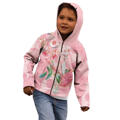 Personalized Pink Galah Fight for Hope and Healing Kid Hoodie Australia’s Breast Cancer Awareness - Aussie Hoodie