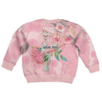 Personalized Pink Galah Fight for Hope and Healing Kid Ugly Christmas Sweater Australia’s Breast Cancer Awareness - Aussie Hoodie