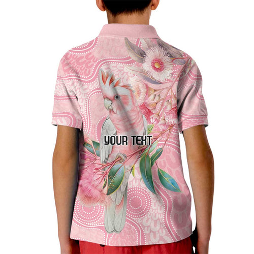 Personalized Pink Galah Fight for Hope and Healing Kid Polo Shirt Australia’s Breast Cancer Awareness - Aussie Hoodie