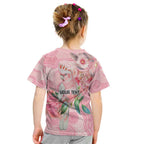 Personalized Pink Galah Fight for Hope and Healing Kid T Shirt Australia’s Breast Cancer Awareness - Aussie Hoodie