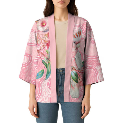 Personalized Pink Galah Fight for Hope and Healing Kimono Australia’s Breast Cancer Awareness - Aussie Hoodie