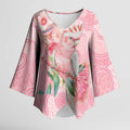 Personalized Pink Galah Fight for Hope and Healing Kimono Sleeve Blouse Australia’s Breast Cancer Awareness - Aussie Hoodie