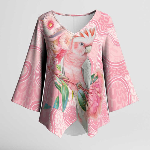Personalized Pink Galah Fight for Hope and Healing Kimono Sleeve Blouse Australia’s Breast Cancer Awareness - Aussie Hoodie