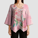 Personalized Pink Galah Fight for Hope and Healing Kimono Sleeve Blouse Australia’s Breast Cancer Awareness - Aussie Hoodie
