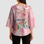 Personalized Pink Galah Fight for Hope and Healing Kimono Sleeve Blouse Australia’s Breast Cancer Awareness - Aussie Hoodie
