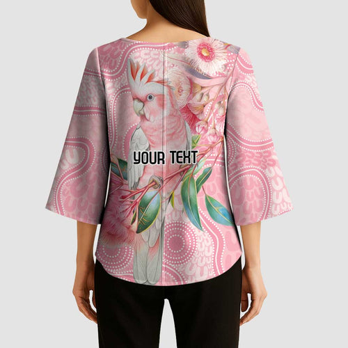 Personalized Pink Galah Fight for Hope and Healing Kimono Sleeve Blouse Australia’s Breast Cancer Awareness - Aussie Hoodie