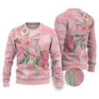 Personalized Pink Galah Fight for Hope and Healing Ugly Christmas Sweater Australia’s Breast Cancer Awareness - Aussie Hoodie
