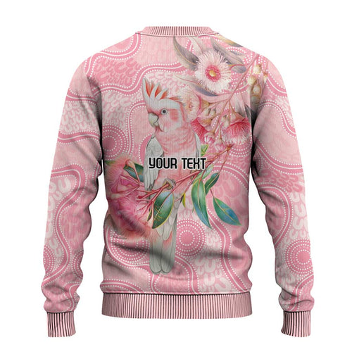 Personalized Pink Galah Fight for Hope and Healing Ugly Christmas Sweater Australia’s Breast Cancer Awareness - Aussie Hoodie