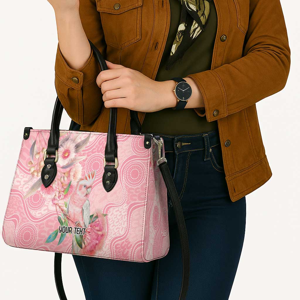 Personalized Pink Galah Fight for Hope and Healing Leather Bag Australia’s Breast Cancer Awareness - Aussie Hoodie