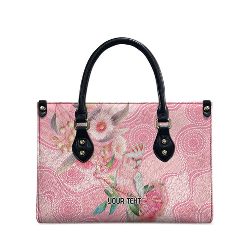 Personalized Pink Galah Fight for Hope and Healing Leather Bag Australia’s Breast Cancer Awareness - Aussie Hoodie