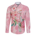 Personalized Pink Galah Fight for Hope and Healing Long Sleeve Button Shirt Australia’s Breast Cancer Awareness - Aussie Hoodie