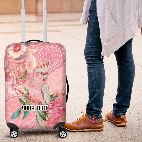 Personalized Pink Galah Fight for Hope and Healing Luggage Cover Australia’s Breast Cancer Awareness - Aussie Hoodie