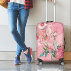 Personalized Pink Galah Fight for Hope and Healing Luggage Cover Australia’s Breast Cancer Awareness - Aussie Hoodie