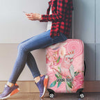 Personalized Pink Galah Fight for Hope and Healing Luggage Cover Australia’s Breast Cancer Awareness - Aussie Hoodie