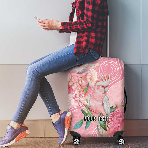 Personalized Pink Galah Fight for Hope and Healing Luggage Cover Australia’s Breast Cancer Awareness - Aussie Hoodie