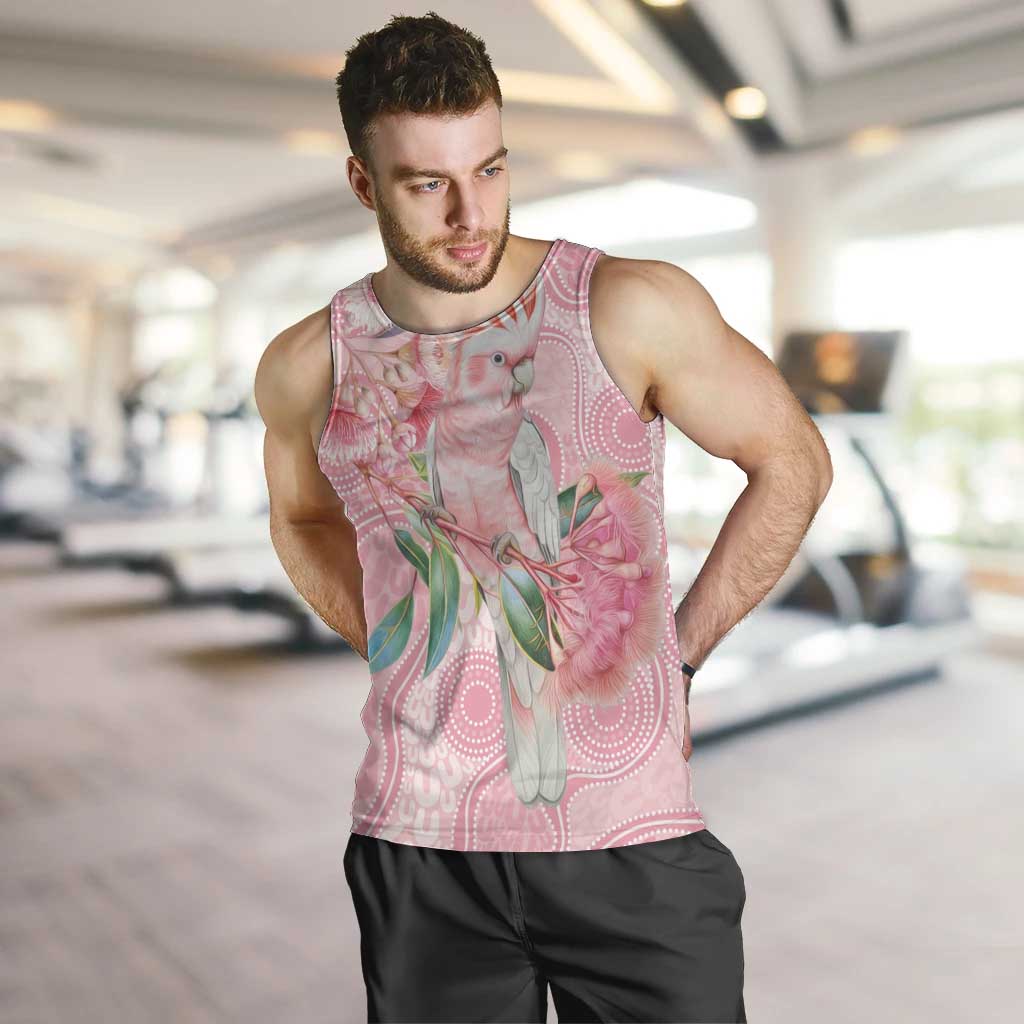 Personalized Pink Galah Fight for Hope and Healing Men Tank Top Australia’s Breast Cancer Awareness - Aussie Hoodie