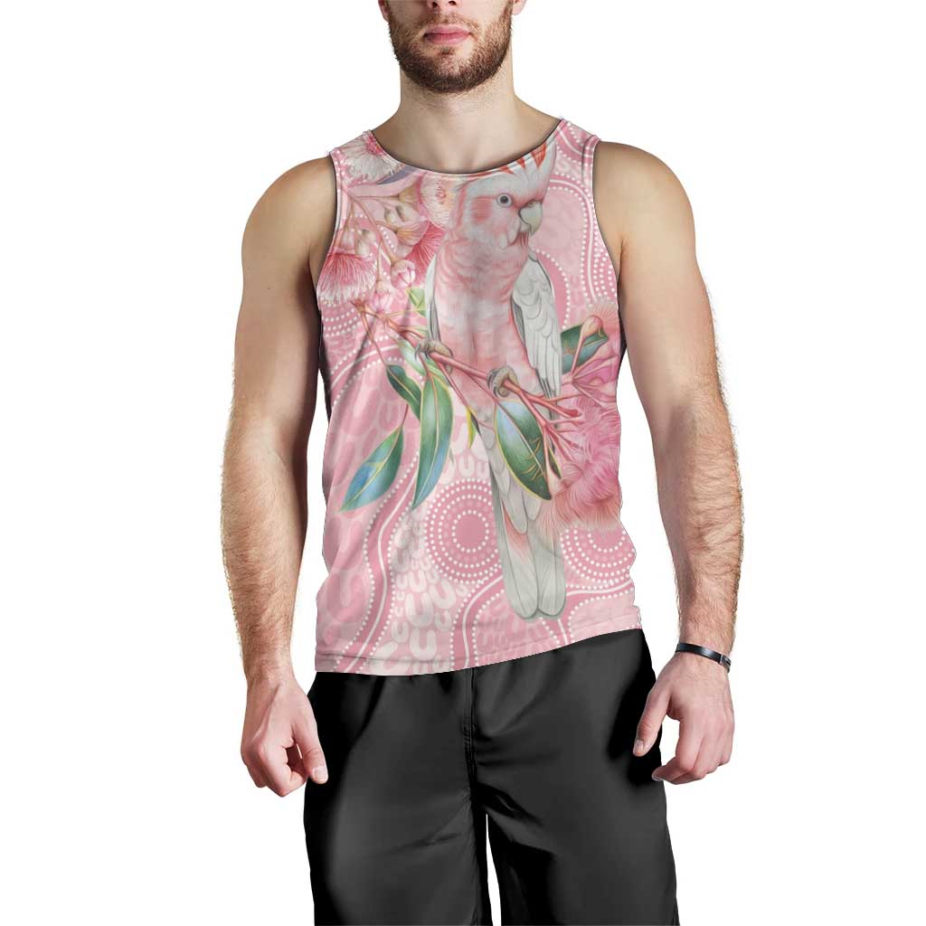 Personalized Pink Galah Fight for Hope and Healing Men Tank Top Australia’s Breast Cancer Awareness - Aussie Hoodie