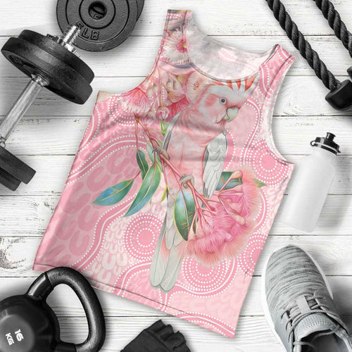 Personalized Pink Galah Fight for Hope and Healing Men Tank Top Australia’s Breast Cancer Awareness - Aussie Hoodie