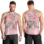 Personalized Pink Galah Fight for Hope and Healing Men Tank Top Australia’s Breast Cancer Awareness - Aussie Hoodie