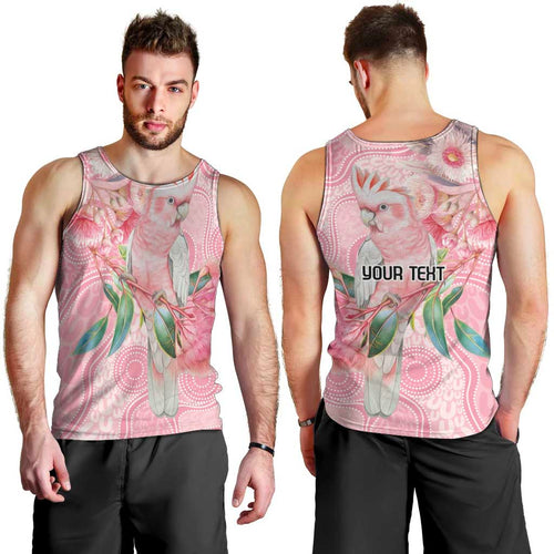 Personalized Pink Galah Fight for Hope and Healing Men Tank Top Australia’s Breast Cancer Awareness - Aussie Hoodie