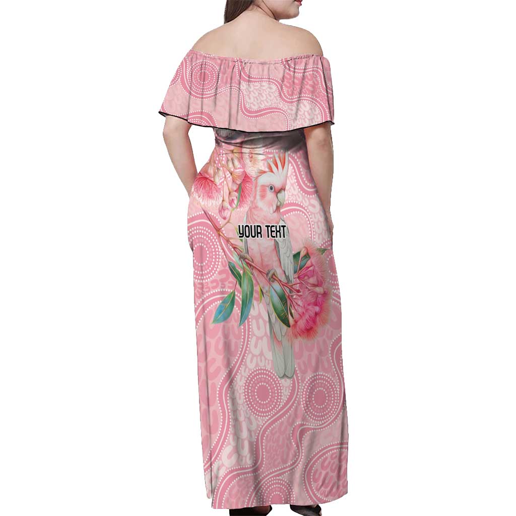 Personalized Pink Galah Fight for Hope and Healing Off Shoulder Maxi Dress Australia’s Breast Cancer Awareness - Aussie Hoodie
