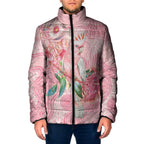 Personalized Pink Galah Fight for Hope and Healing Padded Jacket Australia’s Breast Cancer Awareness - Aussie Hoodie
