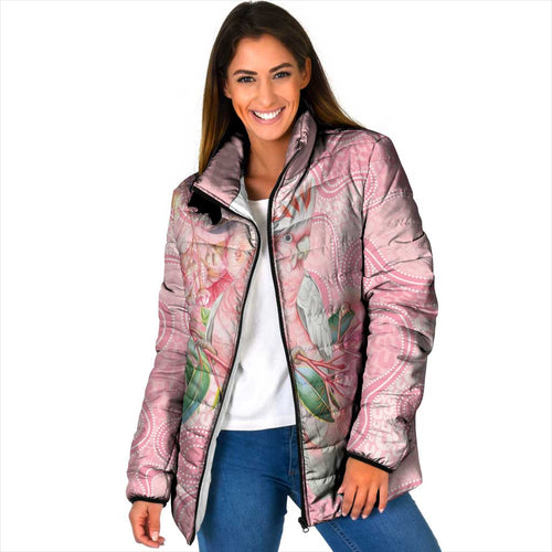 Personalized Pink Galah Fight for Hope and Healing Padded Jacket Australia’s Breast Cancer Awareness - Aussie Hoodie