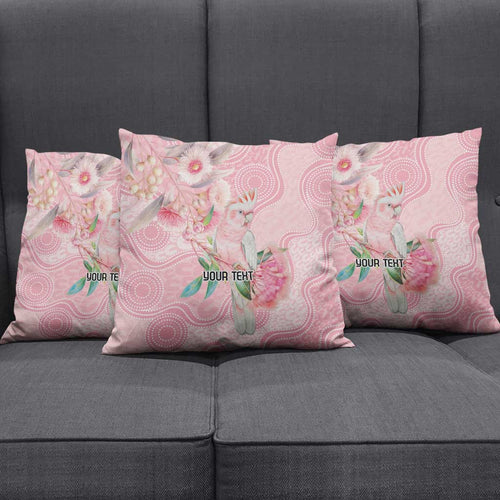 Personalized Pink Galah Fight for Hope and Healing Pillow Cover Australia’s Breast Cancer Awareness - Aussie Hoodie