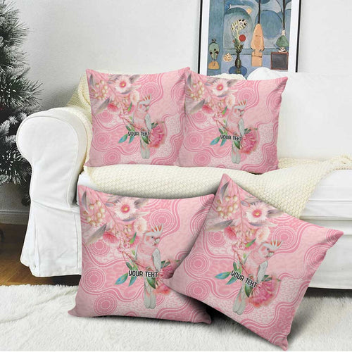 Personalized Pink Galah Fight for Hope and Healing Pillow Cover Australia’s Breast Cancer Awareness - Aussie Hoodie