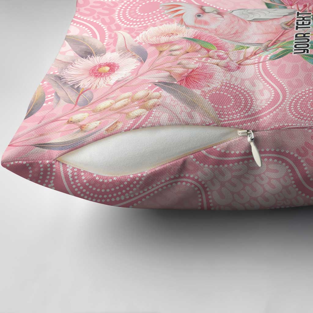 Personalized Pink Galah Fight for Hope and Healing Pillow Cover Australia’s Breast Cancer Awareness - Aussie Hoodie