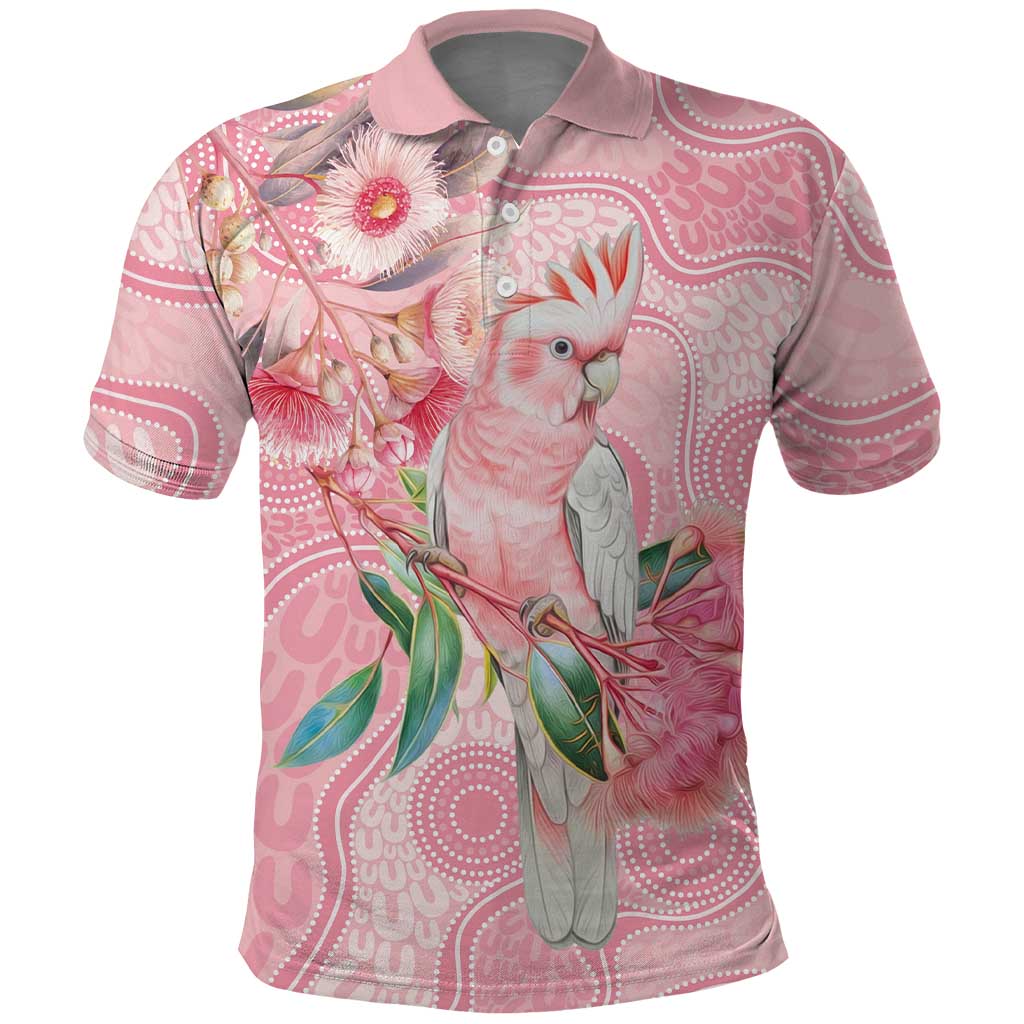 Personalized Pink Galah Fight for Hope and Healing Polo Shirt Australia’s Breast Cancer Awareness - Aussie Hoodie