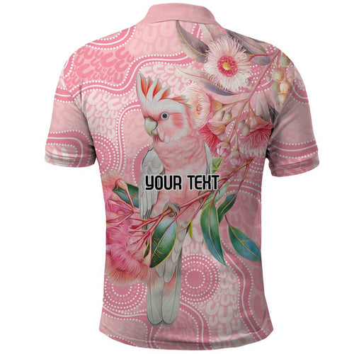 Personalized Pink Galah Fight for Hope and Healing Polo Shirt Australia’s Breast Cancer Awareness - Aussie Hoodie