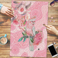 Personalized Pink Galah Fight for Hope and Healing Puzzle Australia’s Breast Cancer Awareness - Aussie Hoodie
