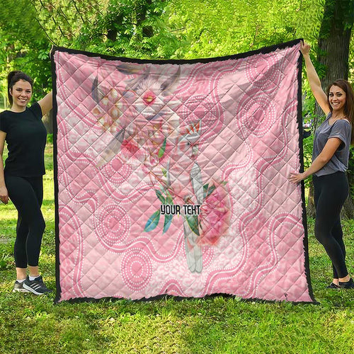Personalized Pink Galah Fight for Hope and Healing Quilt Australia’s Breast Cancer Awareness - Aussie Hoodie
