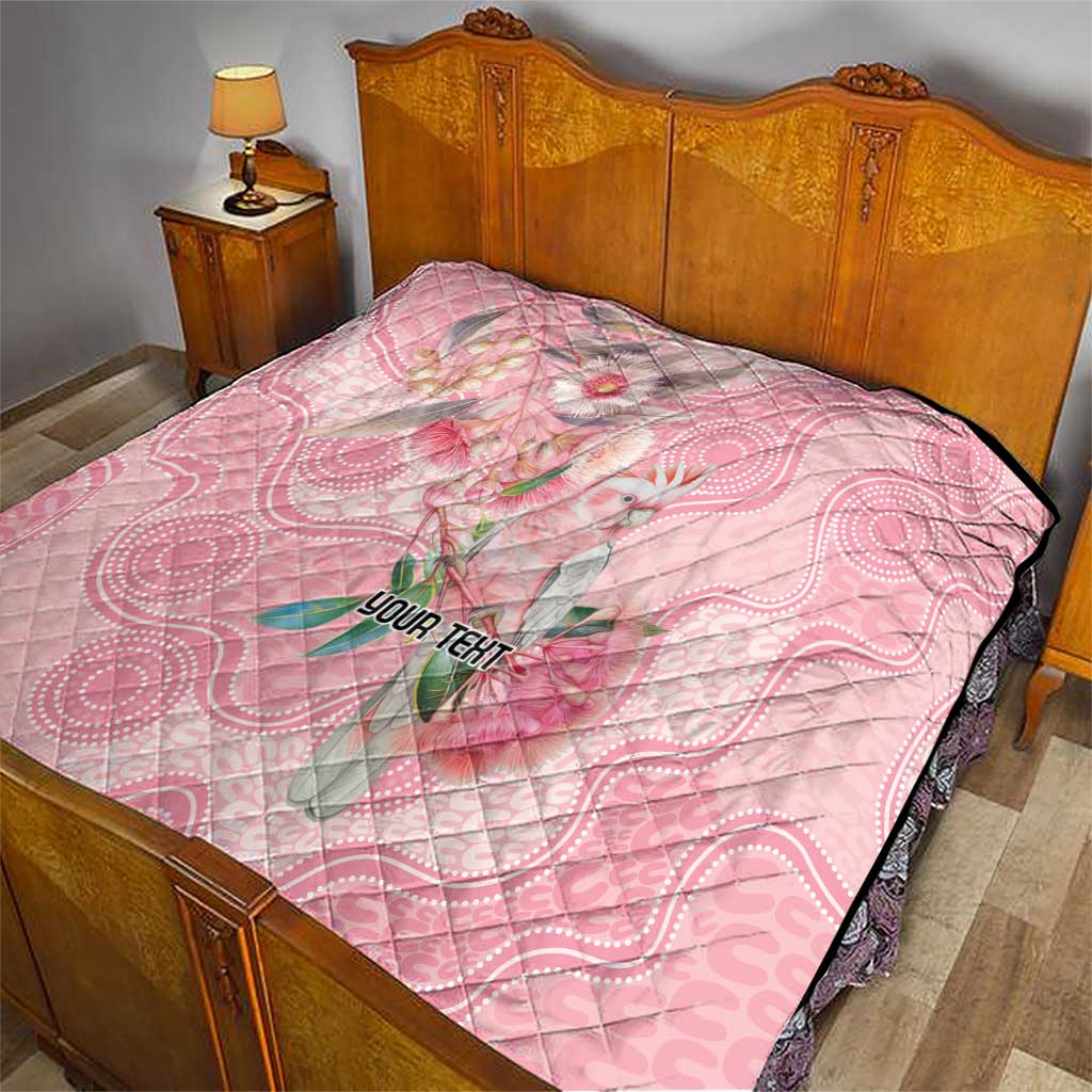 Personalized Pink Galah Fight for Hope and Healing Quilt Australia’s Breast Cancer Awareness - Aussie Hoodie