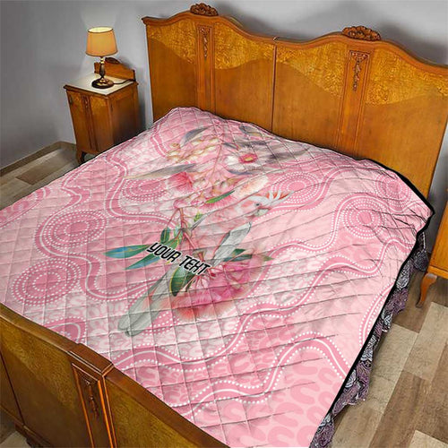 Personalized Pink Galah Fight for Hope and Healing Quilt Australia’s Breast Cancer Awareness - Aussie Hoodie