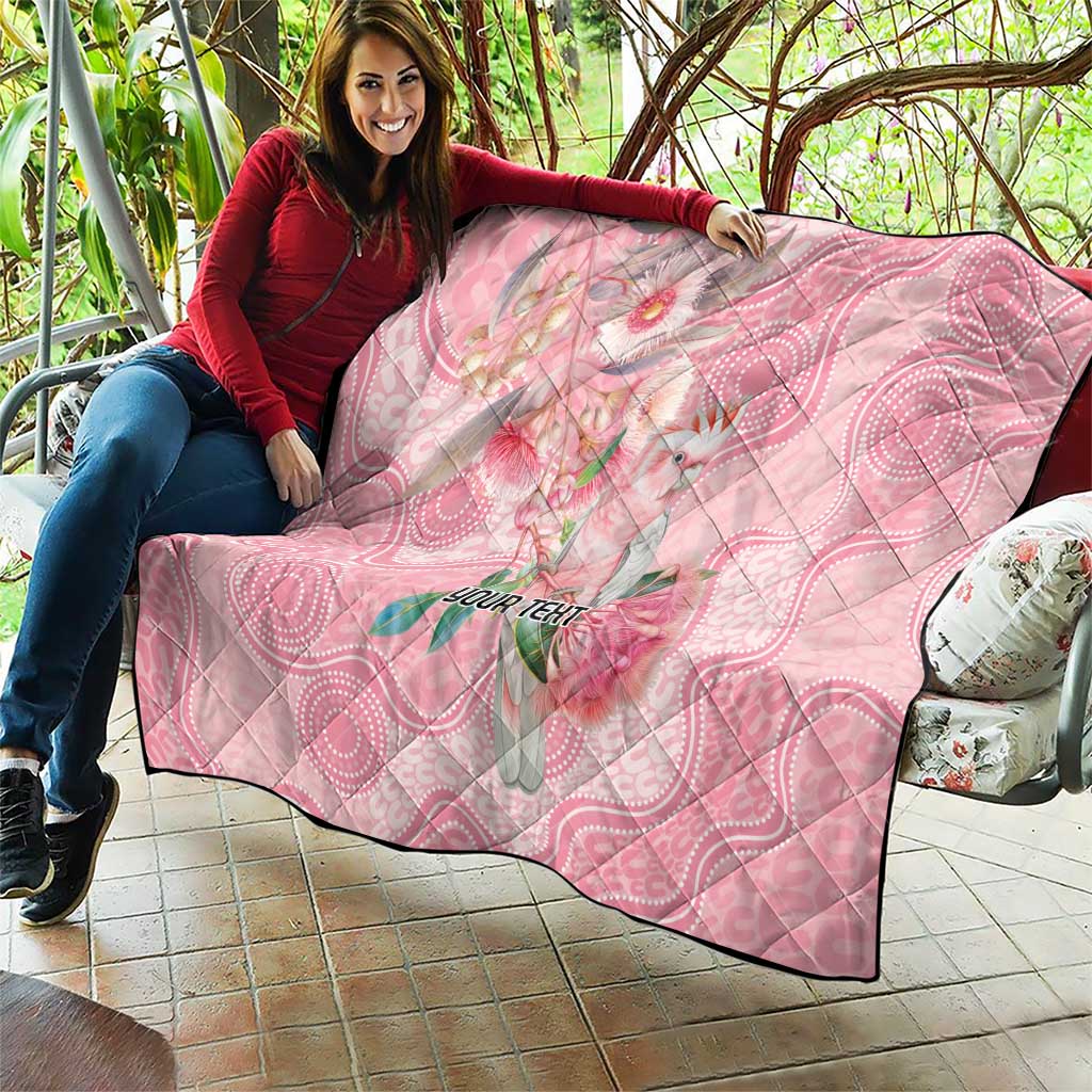 Personalized Pink Galah Fight for Hope and Healing Quilt Australia’s Breast Cancer Awareness - Aussie Hoodie