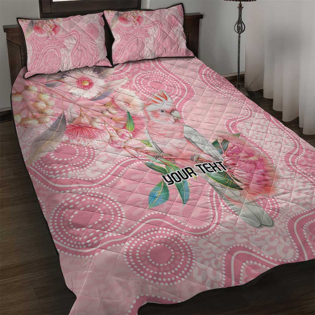 Personalized Pink Galah Fight for Hope and Healing Quilt Bed Set Australia’s Breast Cancer Awareness - Aussie Hoodie