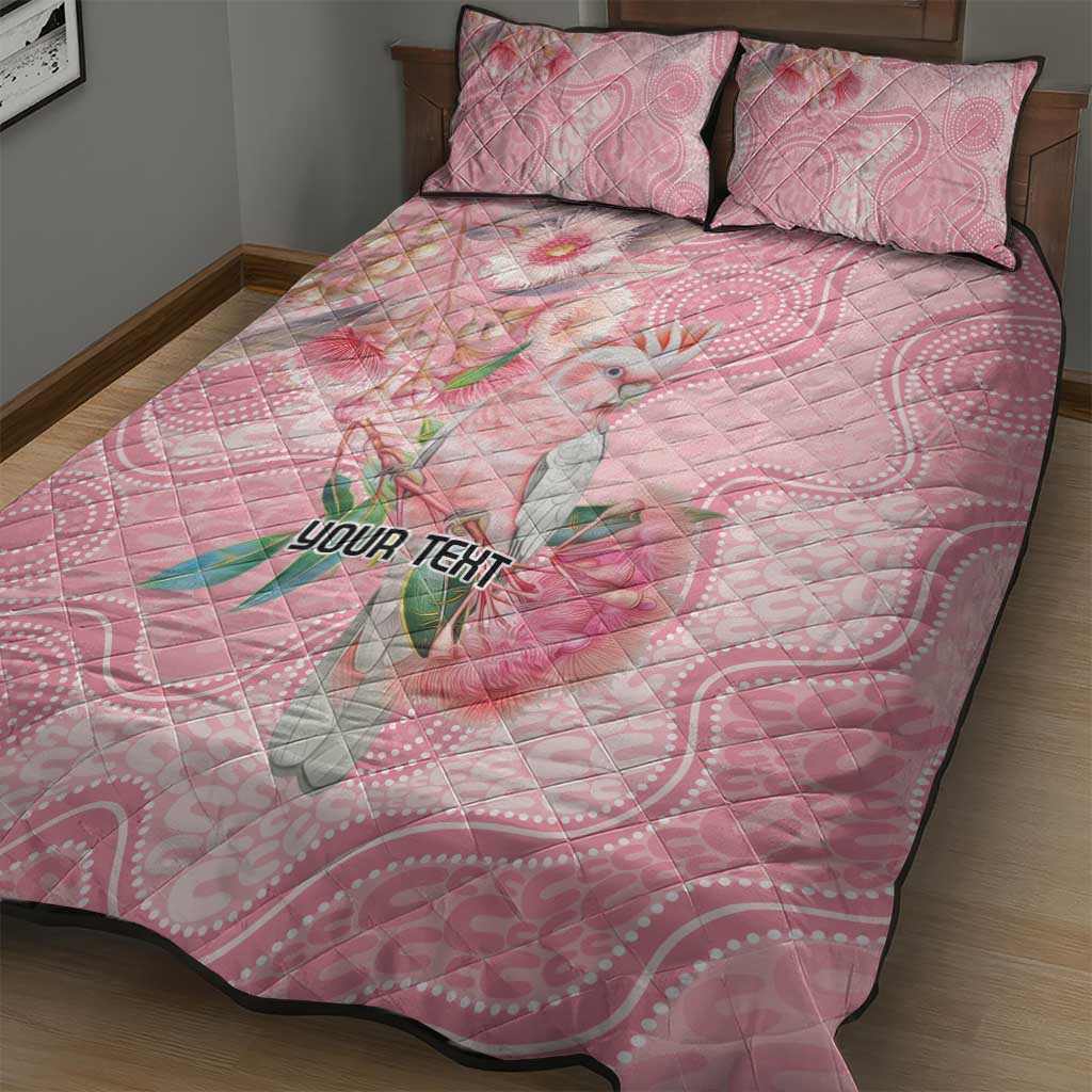 Personalized Pink Galah Fight for Hope and Healing Quilt Bed Set Australia’s Breast Cancer Awareness - Aussie Hoodie