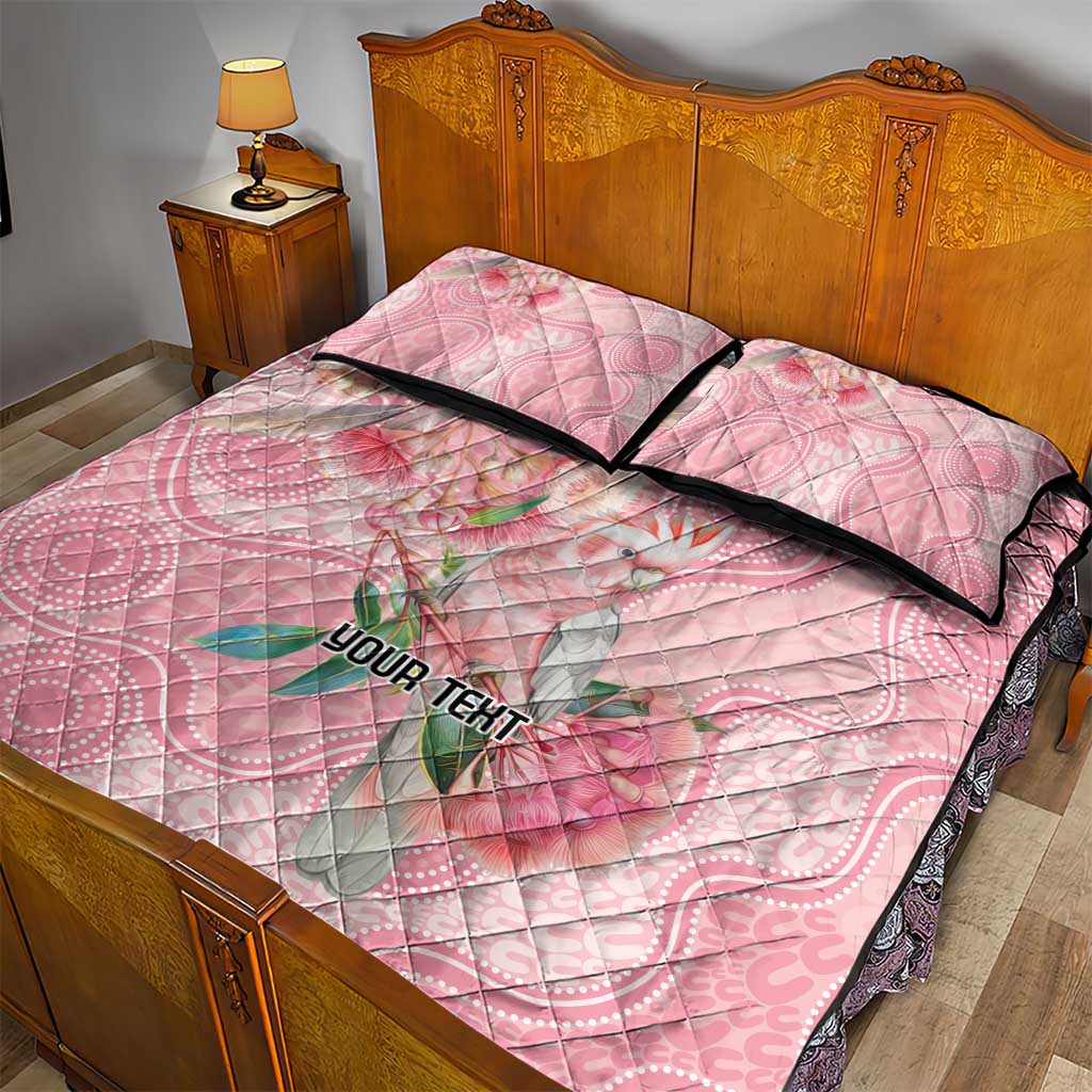 Personalized Pink Galah Fight for Hope and Healing Quilt Bed Set Australia’s Breast Cancer Awareness - Aussie Hoodie