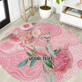 Personalized Pink Galah Fight for Hope and Healing Round Carpet Australia’s Breast Cancer Awareness - Aussie Hoodie