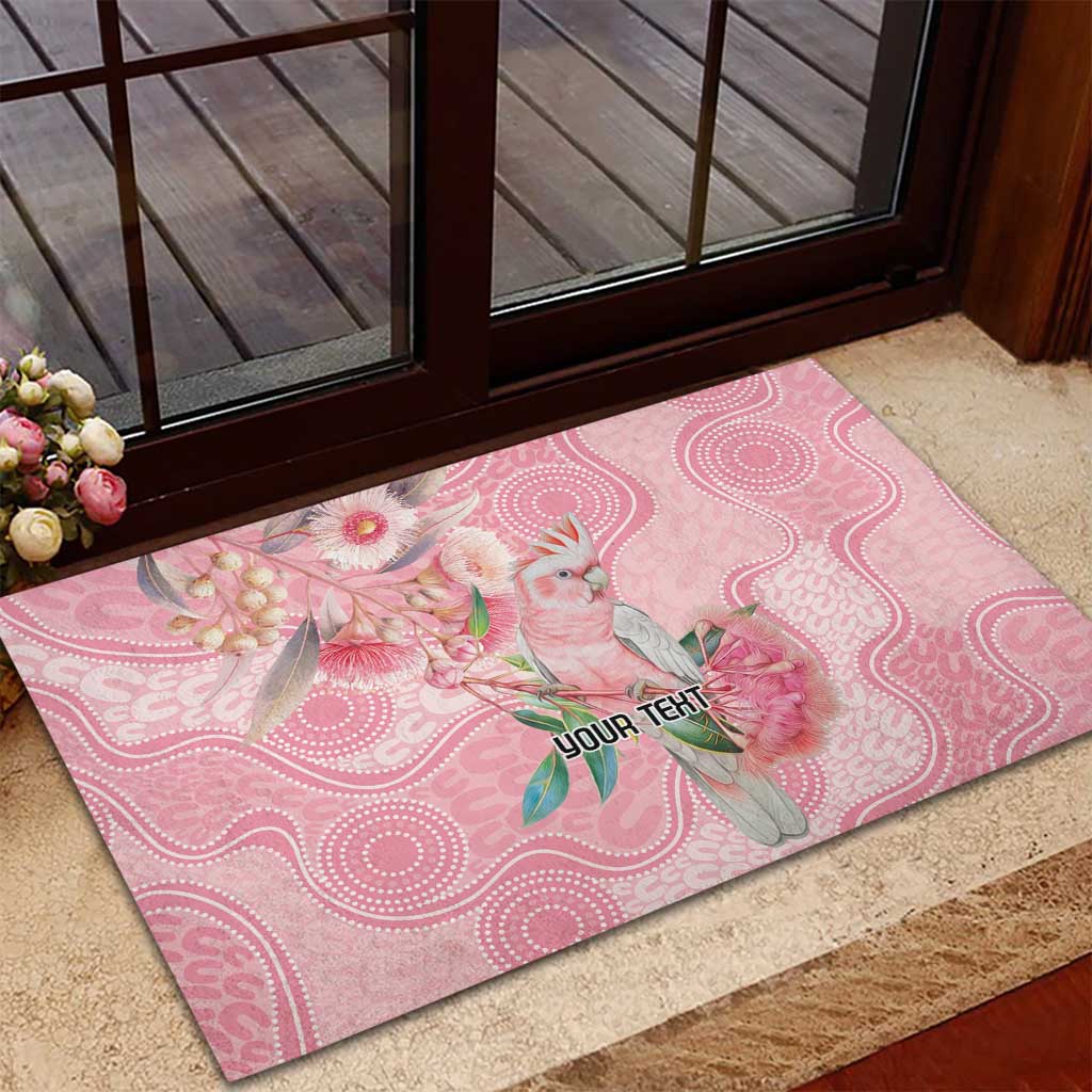 Personalized Pink Galah Fight for Hope and Healing Rubber Doormat Australia’s Breast Cancer Awareness - Aussie Hoodie