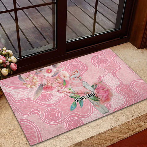Personalized Pink Galah Fight for Hope and Healing Rubber Doormat Australia’s Breast Cancer Awareness - Aussie Hoodie