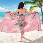 Personalized Pink Galah Fight for Hope and Healing Sarong Australia’s Breast Cancer Awareness - Aussie Hoodie
