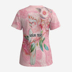 Personalized Pink Galah Fight for Hope and Healing Scrub Top Australia’s Breast Cancer Awareness - Aussie Hoodie