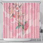 Personalized Pink Galah Fight for Hope and Healing Shower Curtain Australia’s Breast Cancer Awareness - Aussie Hoodie