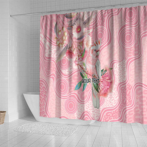 Personalized Pink Galah Fight for Hope and Healing Shower Curtain Australia’s Breast Cancer Awareness - Aussie Hoodie
