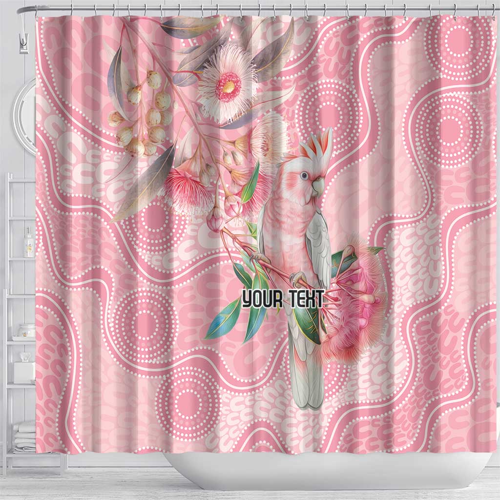 Personalized Pink Galah Fight for Hope and Healing Shower Curtain Australia’s Breast Cancer Awareness - Aussie Hoodie