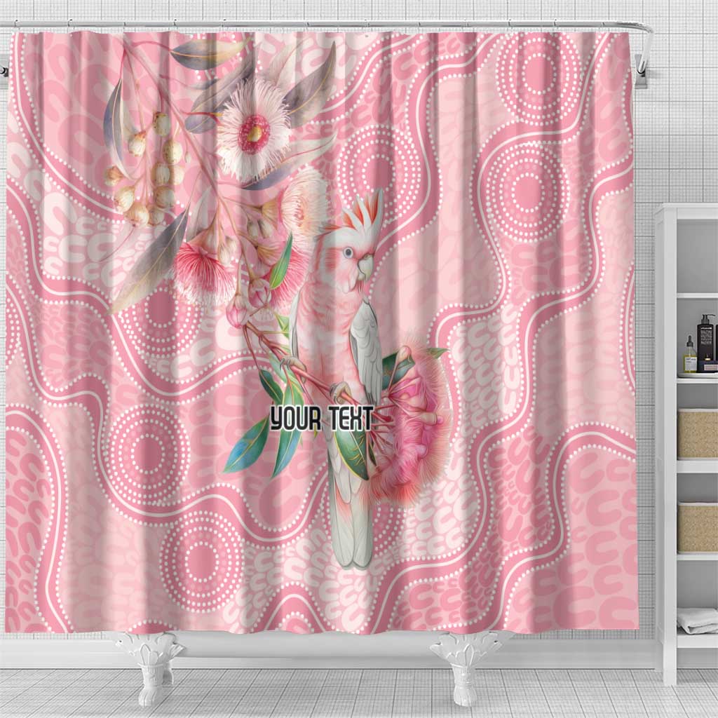 Personalized Pink Galah Fight for Hope and Healing Shower Curtain Australia’s Breast Cancer Awareness - Aussie Hoodie