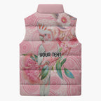 Personalized Pink Galah Fight for Hope and Healing Sleeveless Puffer Jacket Australia’s Breast Cancer Awareness - Aussie Hoodie